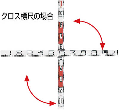 楽天市場 マイゾックス K 160 150 160センチ アルミ製標尺 検測ロッド クロス標尺 スタッフ 60mm幅 K160 テープロッド 現場 工事 写真 記録用 測量器具 直角 測量機器 測量用品 通販 おすすめ 人気 価格 安い 三河機工 カイノス 楽天市場店