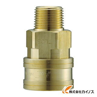 ナック クイックカップリング TL型 真鍮製 メネジ取付用 CTL10SM2 10,551円