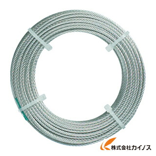 TRUSCO ステンレスワイヤロープ ナイロン覆いかぶせる Φ1.0（1.5）mmX20 CWC-1S200