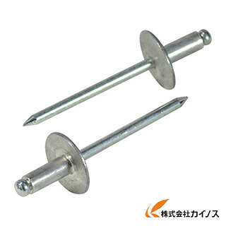 エビ ブラインドリベットラージフランジ（1000本入）アルミ／スティール5－4 NSA54LF