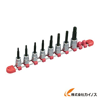 KTC 9.5sq.T型トルクスビットソケットセット［8コ組］ TBT308T