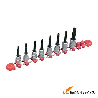 KTC 9.5sq.T型いじり止めトルクスビットソケットセット［8コ組］ TBT308TH