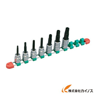 KTC 12.7sq.ロングT型トルクスビットソケットセット［7コ組］ TBT4L07T