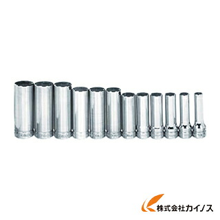 WILLIAMS 3／8ドライブ ディープソケットセット 6角 19個 JHWMSBD19HRC