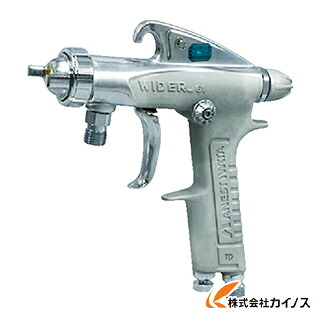 アネスト岩田 小っちゃい吹き付ける鵞鳥 吸上式 ノズル差しわたし Φ1.0 W61-1S