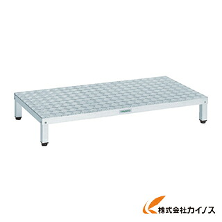 TRUSCO 高床式軽銀製足取り 1200X600XH190～220 TFSH-1260AL