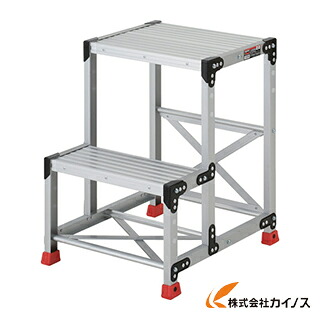 TRUSCO 御役目用踏台 軽銀製・高甚だしい印字機 2段 TSF-257