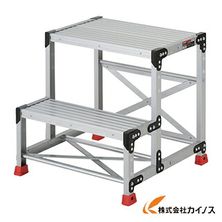 TRUSCO 御役目用踏台 軽銀製・高甚だしい印字機 2段 TSF-266