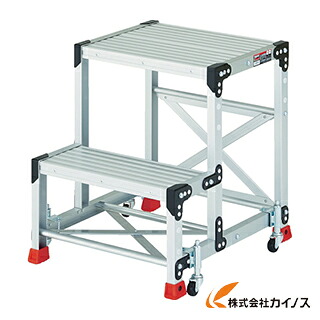 TRUSCO 踏台2段 春季キャスター1A TSF-256SC1A その他-花・ガーデン・DIY-DIY・工具