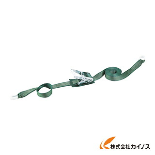 TRUSCO 強力型ベルト荷締機 SUS金具 50mm幅 1000kgアイタイプ GX50S-1000R