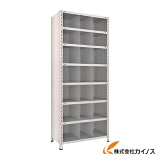 TRUSCO 軽さ棚 縦間仕切り付 W875XD450XH2100 3列7段 73X-38 NG