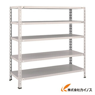 TRUSCO 軽さ棚 中棚雄捻子受け答え型 W1200XD450XH1200 5段 L44X-15 NG