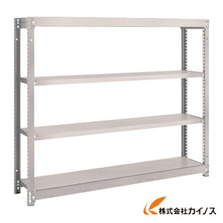 TRUSCO M1.5型軽中量棚 1460X295XH1200 4段 単体 NG M1.5-4534 NG