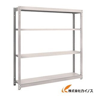 TRUSCO M1.5型軽中量棚 1460X295XH1500 4段 単体 NG M1.5-5534 NG