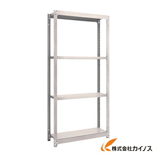 TRUSCO M1.5型軽中量棚 860X295XH1800 4段 単体 NG M1.5-6334 NG