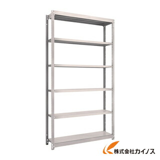 TRUSCO M1.5型軽中量棚 1160X295XH2100 6段 単体 NG M1.5-7436 NG