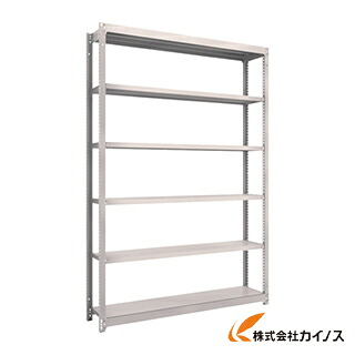 TRUSCO M1.5型軽中量棚 1460X295XH2100 6段 単体 NG M1.5-7536 NG