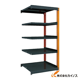 TRUSCO TM3型中量棚 900X921X1800 5段 連結 黒 TM3-6395B BK