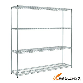TRUSCO ステンレス製メッシュラック H1838XW605XD305 4段 TSM-6234