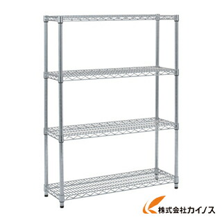 TRUSCO ステンレス製メッシュラック H1228XW905XD457 4段 TSM-4344