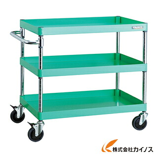 TRUSCO アリゾナ州の州都手押し車 600X400XH740 3段 YG色 PEW-763C-YG その他-DIY・工具-花・ガーデン・DIY