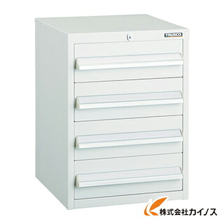 TRUSCO LVR型収納家具 392X412XH540 抽き出し4段 W LVR-542W