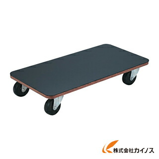 TRUSCO 合板平台車プティカルゴ 600X300 ゴム張り ゴム車 PCG-3060G