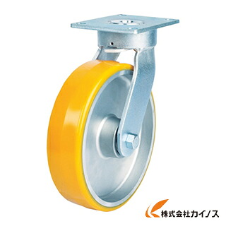 SAMSONG 重荷重用 耐熱ウレタン車（メンテナンスフリー） 自在 200mm TP6687-PAL-PBB