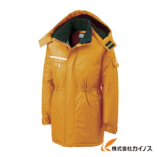 ジーベック 581581防水防寒コート オレンジ 3L 581-82-3L