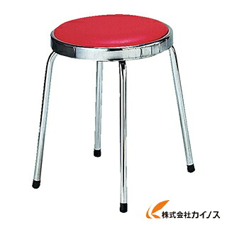 ノーリツ 回転スツール ビニールシート レッド T-691C