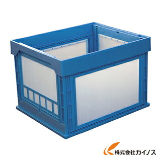 KUNIMORI プラスチック折畳みコンテナ ”パタコン” N－107 ブルー 50190-N107-B