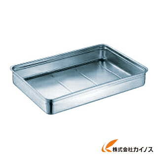 スギコ 18-8ステンレス番重バット 中浅型 手無 470x350x80 SH-4735-08