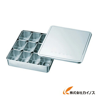 スギコ 18－8検食用入れもの 田型逢い引き入 12個入 327×286×63 KS-001