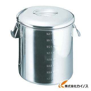 スギコ 18－8目盛付深型勝手もとポット 内蓋式 300x300 SH-4630D