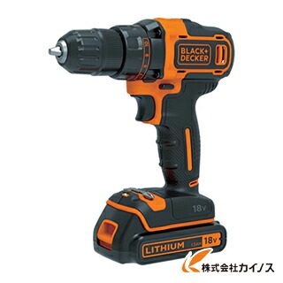 B／D 18Vリチウムコードレスドリルドライバー 2バッテリータイプ BDCDD186K2-JP BDCDD186K2JP 【 激安 通販 おすすめ 人気 価格 安い おしゃれ】