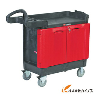 ラバーメイド モービルワークセンター 引出・ドア型 ブラック 45338807 【 通販 おすすめ 人気 価格 安い おしゃれ】