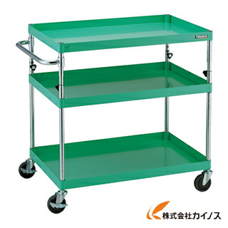トラスコ中山 TRUSCO アリゾナ州の州都手押し車 900X600XH700～950 3段 YG PEW-A793-YG PEWA793YG 【 通信販売 おすすめ 一般受け 必要経費 坦々たる 格好のいい】