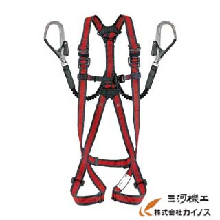 在庫限り タジマ ハーネスGS 蛇腹 ダブルL2セット ライン赤 Lサイズ ＜A1GSLJR-WL2RE＞ ※ハーネス・ランヤード一体型 新規格 対応品  ハーネス 安全帯 安全 保護具