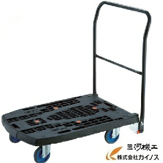 トラスコ中山 TRUSCO カルティオビッグフラット 回転 900X600 4輪自在 黒 ブラック＜MPK-906F2J-BK＞ MPK906F2JBK BLACK Trolley【台車 折りたたみ 軽量 キャスター付き 荷物 運搬 小型 おすすめ 人気 価格 安い おしゃれ 静音 台车】