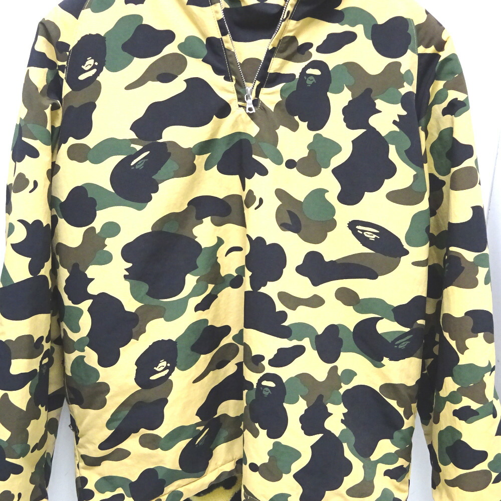楽天市場 アベイシングエイプ ジャケット ハーフジップ プルオーバー 猿カモ 迷彩 Size S 質みなみ 二又瀬店 質屋 A Bathing Ape 中古 Ft 質みなみ