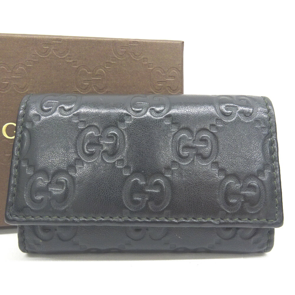 グッチ 傍証例 6一味 レザー グッチシマ 黒 メンズ 地みなみ 小倉店舗 七つ屋 Gucci 中古 Kr6451 La Boticaria Com