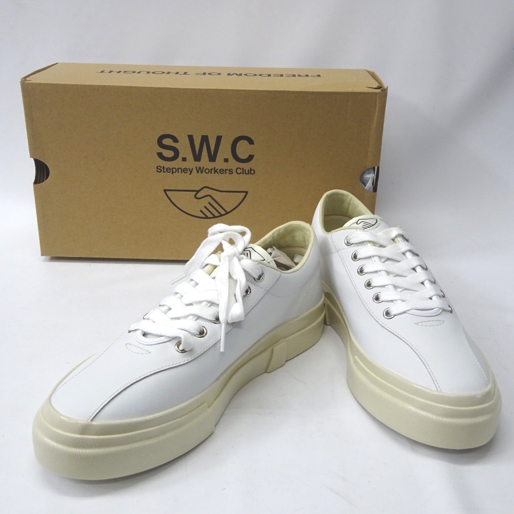 【楽天市場】靴 S.W.C DELLOW M LEATHER HIW01 6231 0618 ホワイト×クリーム系 Size27.0cm【質