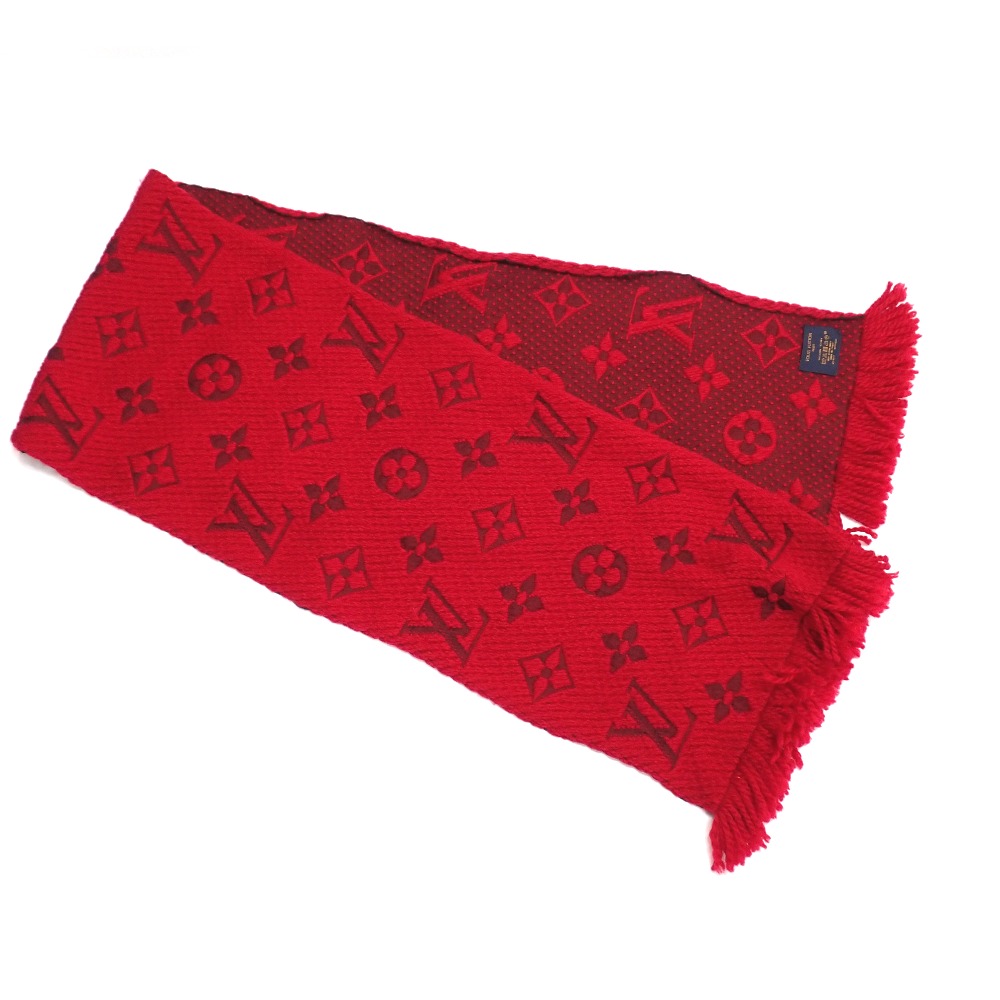 美品 LOUIS VUITTON エシャルプ ロゴマニア マフラー M75095 LOUIS VUITTON ルイ・ヴィトン エシャルプ・ロゴマニア マフラー