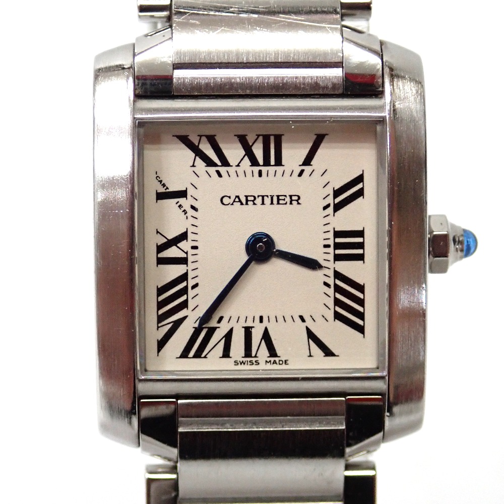 カルティエ 腕時計 クォーツ タンク マスト SM IVORY 12RN AB