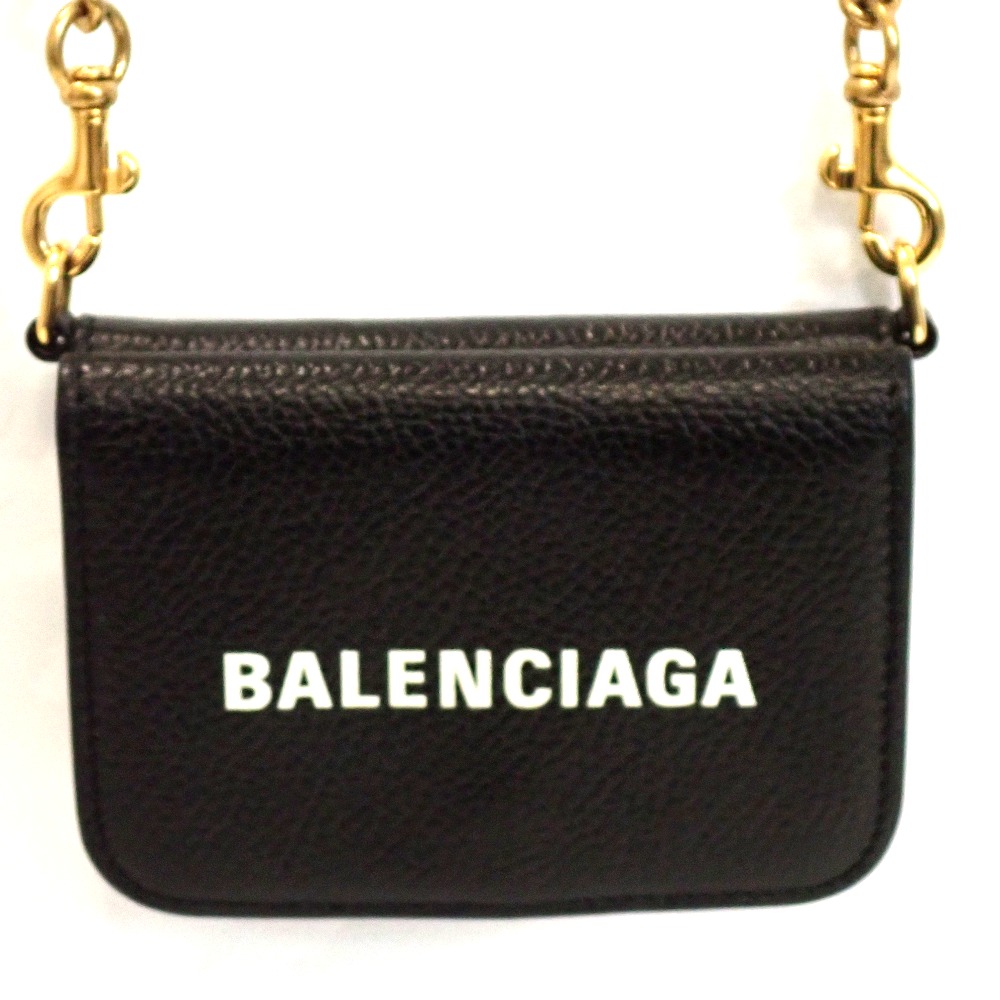 未使用 BALENCIAGA チェーンウォレット バレンシアガ BALENCIAGA チェーンウォレットショルダー 444168