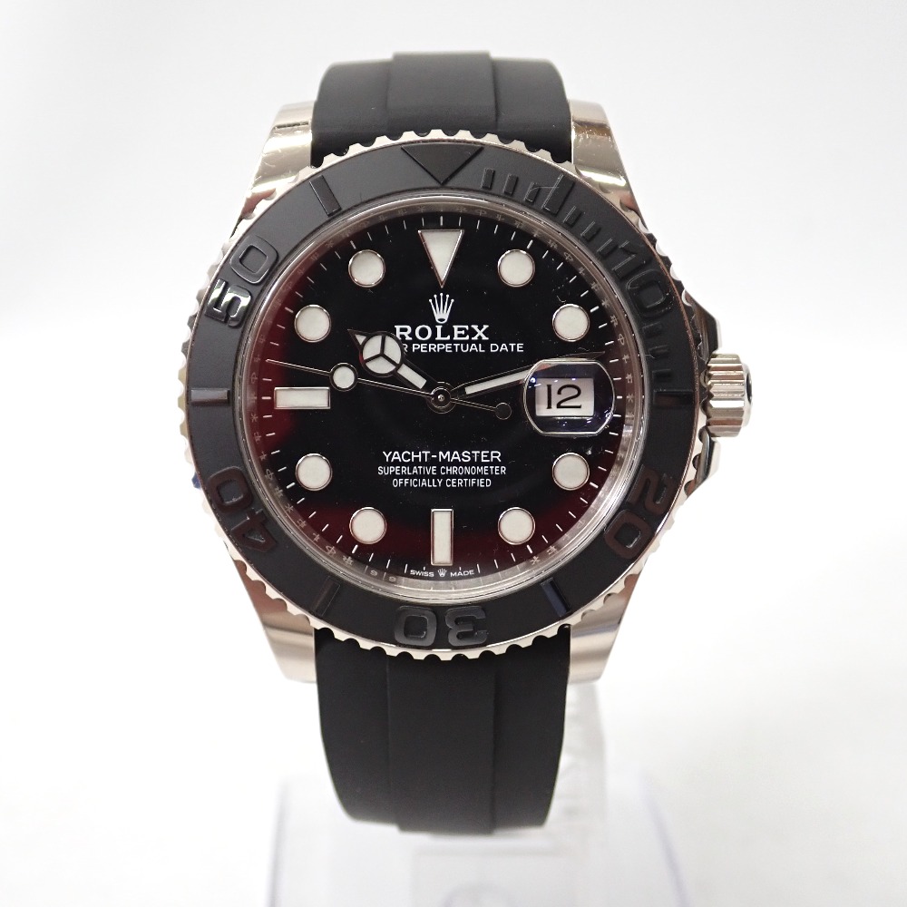 マキマロのオアハカーナ ロレックス ヨットマスター 42 ウォッチ：18 ct ホワイト