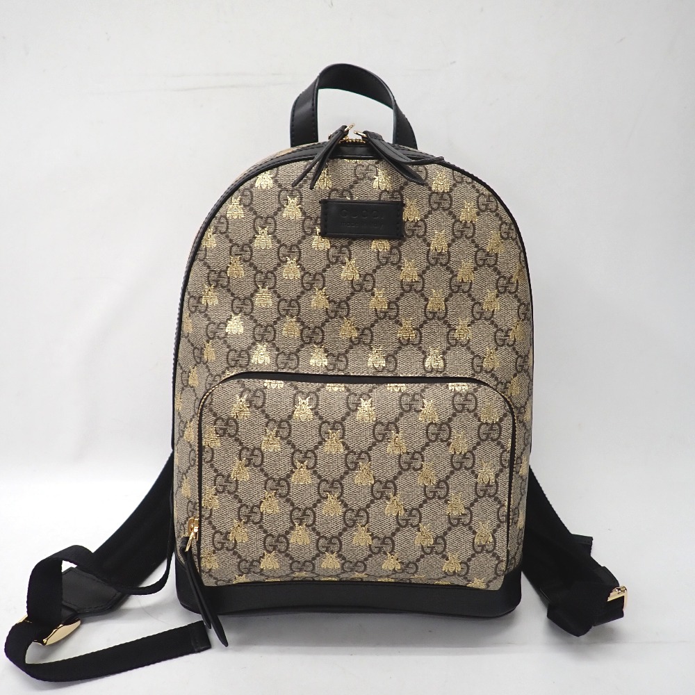 極美品 GUCCI ブルームス リュックサック アンティークローズ 4 グッチバードエンブロイダリ 刺繍 バッグパック GGブルームス