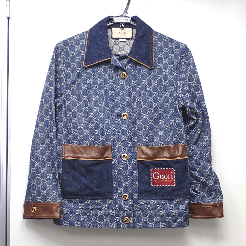 楽天市場】【GUCCI】グッチ『GGデニム リバーシブル ジャケット ロゴ