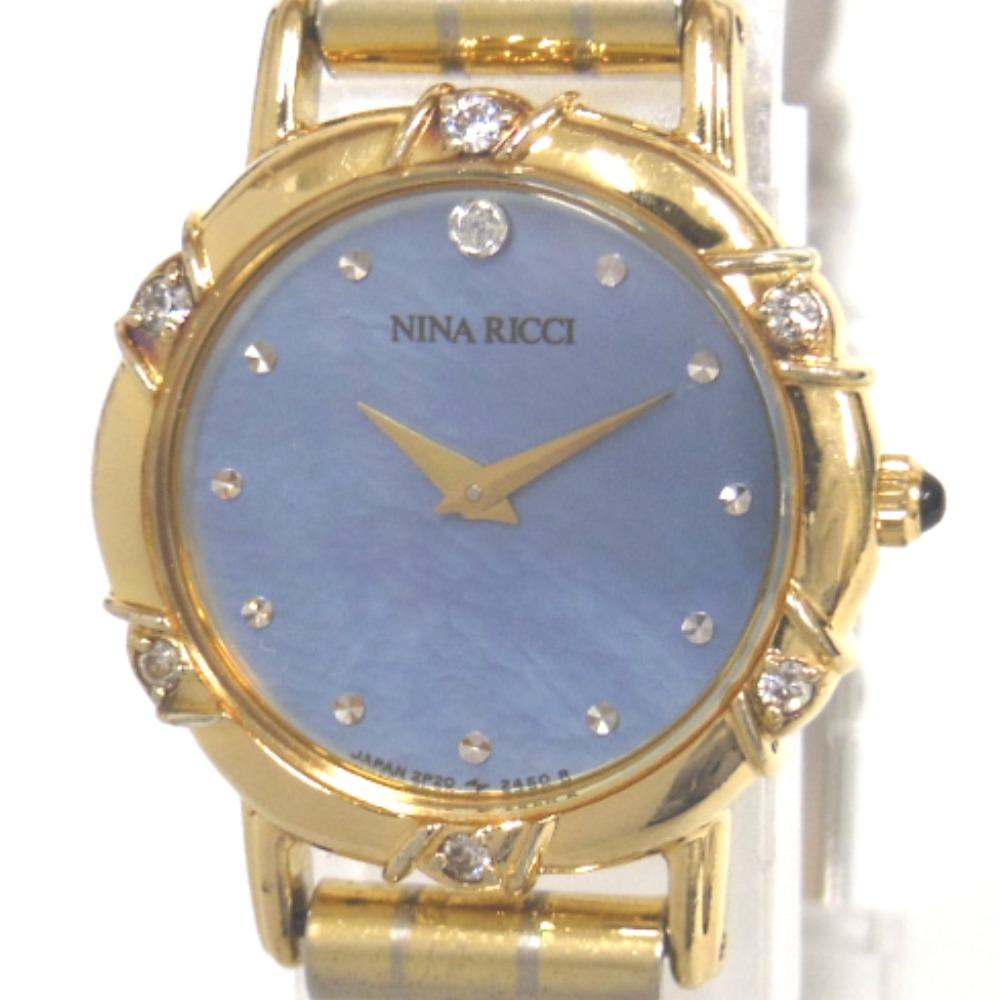 楽天市場】ニナリッチ NINA RICCI 腕時計 2P20-0500 金メッキ