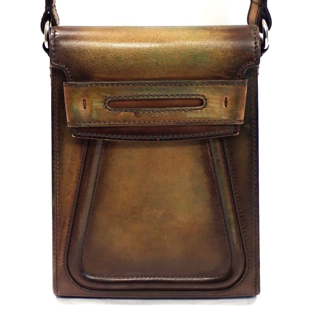 希少 Berluti ベルルッティ ポーチ カリグラフィ ナイロン メンズ Berluti レア美品 ベルルッティ カリグラフィ スクリット